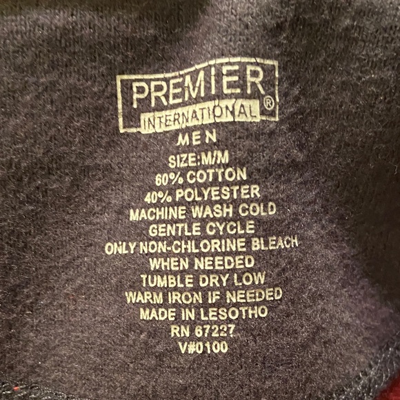 Men's Rust Pullover - Picture 3 of 3